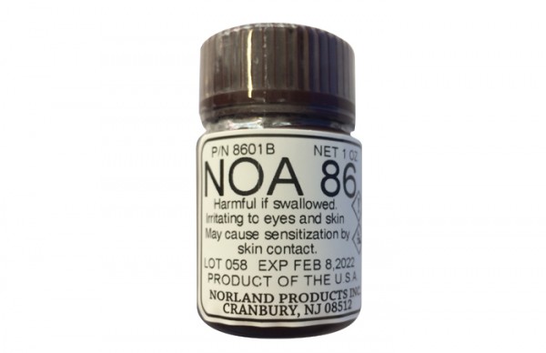 NOA 86 Optical Adhesive 1 oz bottle Norland Products