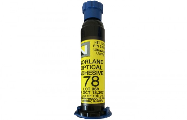 NOA 78 Optical Adhesive 10 g syringe Norland Products