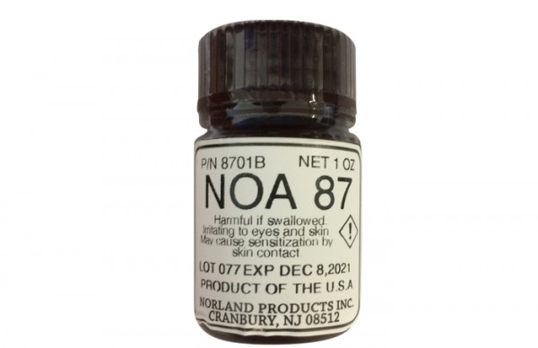 NOA 87 Optical Adhesive 1 oz bottle Norland Products