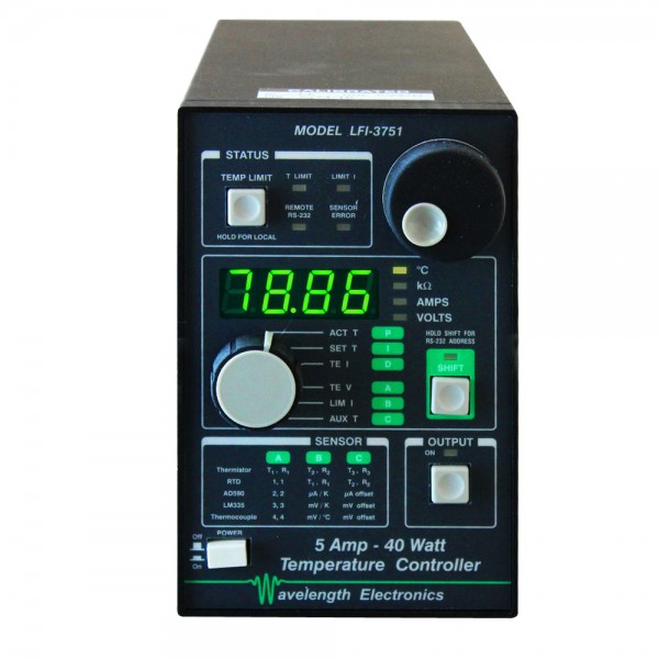 LFI3751 TEC Temperature Controllers Wavelength Electronics