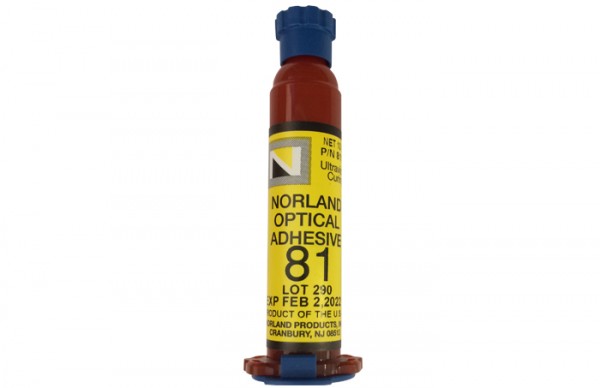 NOA 81 Optical Adhesive 10 g syringe Norland Products