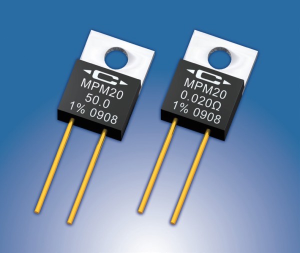 MPM20 Power Film Resistors Caddock Electronics